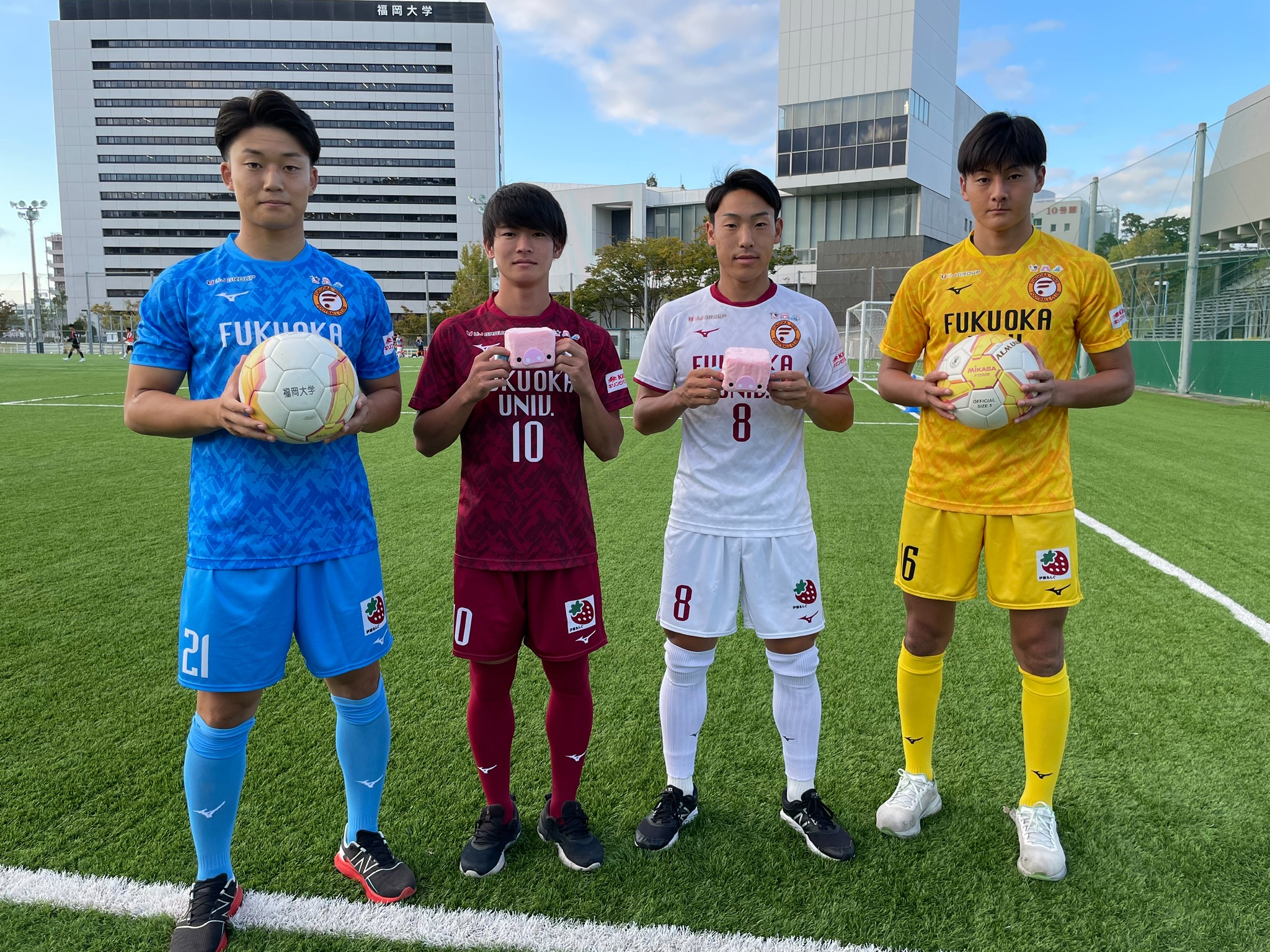 福岡大学サッカー部、新たにUJ GROUP様とユニフォームスポンサー契約 