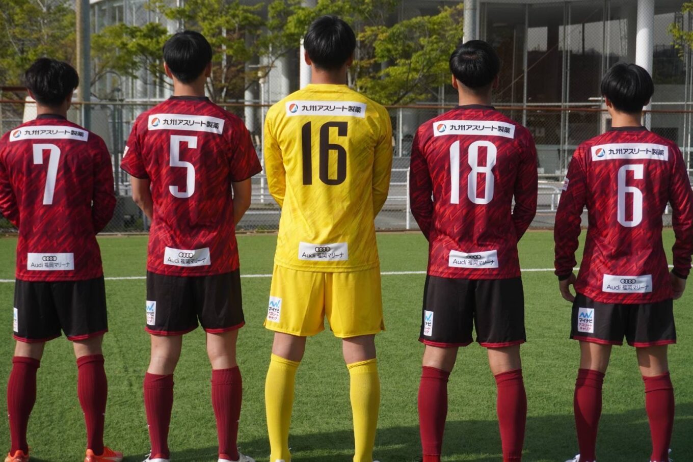 新ユニフォームと掲載スポンサーのお知らせ | 福岡大学サッカー部公式HP
